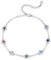 REDSUN Chakra Armband 925 Sterling Silber Keltische Knoten Armband Damen Yoga Schmuck 7 Chakra Armband Verstellbarer Boho Geschenk für Mädchen