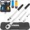 TECPO 2x Drehmomentschlüssel 1/2 28-210Nm + 1/4 5-25Nm + Schoneinsatz 17/21mm