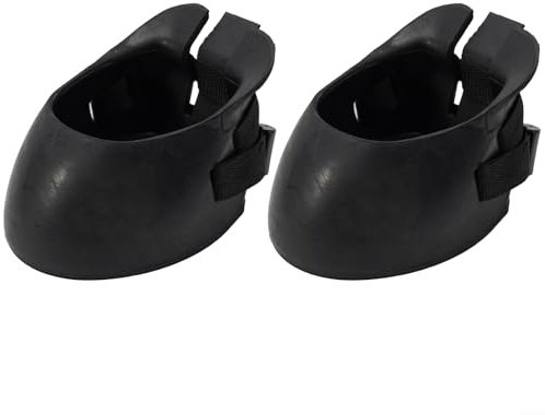 für 2 Stück Hufschuhe aus Gummi, rutschfeste Hufschutzschuhe, Hufschutz, Gummi-Konstruktion, diese Hufschutzschuhe bieten gute Anti-Rutsch-Eigenschaften (L)