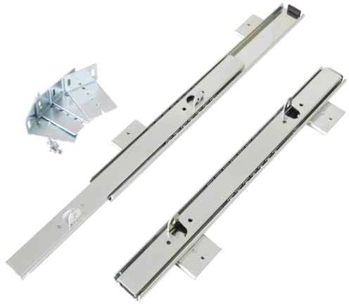 Metall -Tastaturschienenkugellager -Tastatur -Rutsche, Unter Schreibtischtastflächenschildschienen, Für Schubladen/Regal/Bücherregale/Plattform/Stand/35Cm