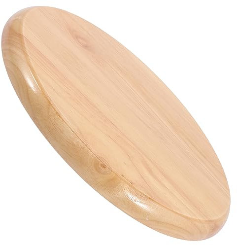 WOONEKY Runder Holzsitz für Barhocker Ersatzsitz aus Hochwertigem für Barstühle Ideal für Küchen Bars und Partys Stapelbar und rutschfest Höhenverstellbar Durchmesser