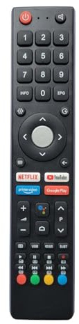 Cortnn Telecomando per Smart TV LCD HDTV Android NEUFUNK NK43G6SGFHD NK50G6SGUHD Nikkei NI32HG7NA9 NI40FG7NA9