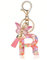 T TAKONE Schlüsselanhänger Buchstabe, Schmetterling Glitzer Rosa Schlüsselanhänger, Idealer Geschenk Auto Schlüsselanhänger für Frauen/Kinder-R