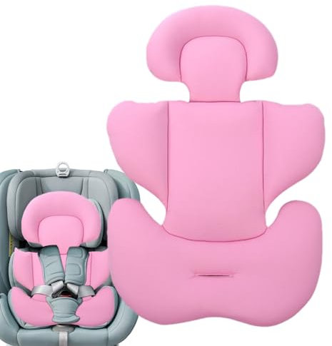 Réducteur De Siège Pour Poussette Coussin De Siège Pour Bébé Nacelle Et Sièges Auto Coussin De Siège De Voiture Coussin De Poussette Pour Bébé Coussin D'été Respirant (Rose)