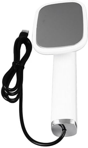 Mini-Dampfbügeleisen, Dampfbügeleisen mit USB-Stecker, Schnelles Handaufheizen, 20 Ml Fassungsvermögen, Tragbar für Schlafzimmer (WHITE)