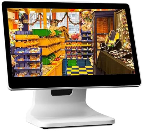 Touchez la Caisse enregistreuse 15.6in écran tactile Moniteur POS Caisse enregistreuse surveille Moniteur LCD pour Restaurant Bar café