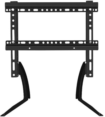 Height Adjustable TVs Stand For 26 To 75inch LCD LED Flat Screens NoDrilling Required Holds Up To 88Ibs