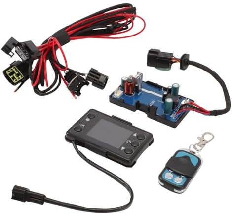 Anlseiod Standheizung Controller 3KW/5KW/8KW 12V/24V Platine Hauptplatine Controller für Standheizung Diesel,LCD Schalter Controller für Auto Diesel Luftheizung Parkheizung