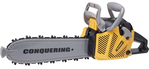 Carousel Home Children's Toy Chainsaw with Lights Sounds and Rotating Chain | Kids Pretend Play Power Tool for Little DIY Fans - 41cm