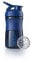 BlenderBottle Sportmixer Tritan Trinkflasche mit BlenderBall, geeignet als Protein Shaker, Eiweißshaker, Wasserflasche oder für Fitness Shakes, BPA frei, skaliert bis 500 ml, 590 ml, navy blau