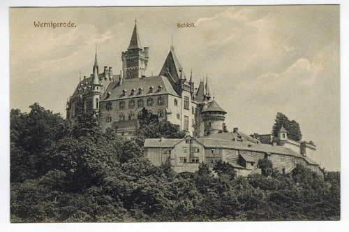 Postkarte: Wernigerode. Schloß