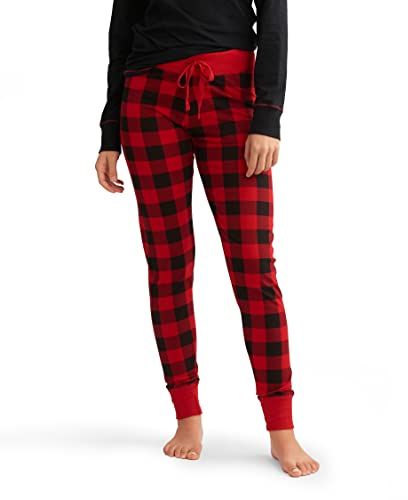 Little Blue House by Hatley Damen Pajama Leggings Pyjamaunterteil, Buffalo Plaid, Mittel