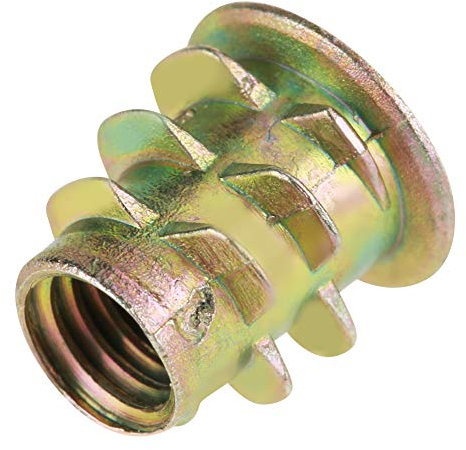 50 Unids Tipo de Tuercas Roscadas Cabeza de Accionamiento Hexagonal M5 * 10mm Alambre de Aleación de Zinc Tornillo Hexagonal Tornillo Para Kit de Surtido de Insertos de Madera