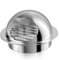 HG Power 4 Inch Air Vent Covers for Walls Outside 100mm Stainless Steel Extractor Fan Vent Cover, Built-in Screen Mesh, for Tumble Dryer Vent Cover