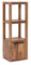 Woodkings Bad Regal Sydney I Massivholz Akazie hel I BxHxT: 31x90x25 cm I 1türig für Badezimmer