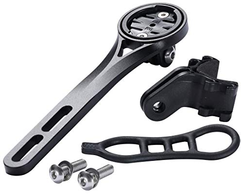 Dymoece Aluminium Alloy Bicycle Computer Mount for Road Bike Integrated Handlebar,Compatible with Garmin Edge 130 200 500 510 520 810 820 1000 1030 and Gopro Camera