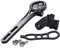 Dymoece Aluminium Alloy Bicycle Computer Mount for Road Bike Integrated Handlebar,Compatible with Garmin Edge 130 200 500 510 520 810 820 1000 1030 and Gopro Camera