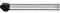 PFERD HSS Kegel-/Entgratsenker | 90°, Ø 8,3 mm, Schaft-ø 6 mm, DIN 335 C | 25202142 - HICOAT beschichtet