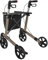 Rehasense Server Aluminium Leichtgewichtrollator champagner M - 55 cm TPE-Bereifung