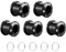 Chooee Tuercas y Tornillos para Plato de Bicicleta,M8 Tornillos para Doble Platos Shimano/Sram Negro
