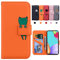 Coque Samsung A52, Coque Galaxy A52, Pochette Protection Etui Samsung A52, Fermeture Magnétique,Flip Case Compatible avec Samsung Galaxy A52 4G/5G, Orange
