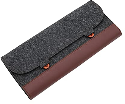KPREPUBLIC PU Felt Keyboard Carrying case Bag for planck 40% 60% 80% 100% gh60 xd64 tada68 87 tkl 104 Ansi bm60 bm65 bm68 Poker (PU Felt Bag for 80% x1)