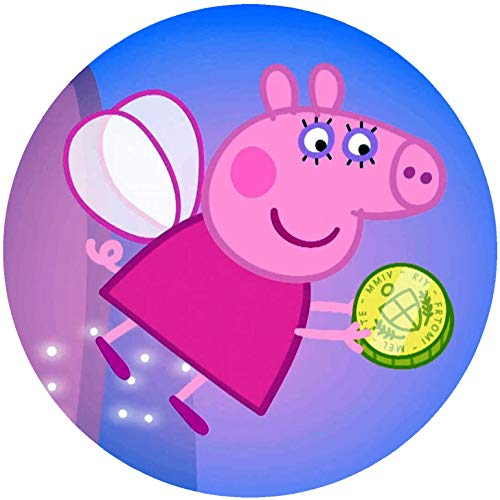 Premium Esspapier Oblate Tortenbild, Essbares Foto für Torten, Tortenaufleger Ø 20cm Peppa Pig Nr. 8