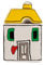 EGAN Azucarero colección Le Casette. Objeto fabricado en porcelana de color amarillo. Dimensiones: 7 x 11 cm. Referencia: 192016