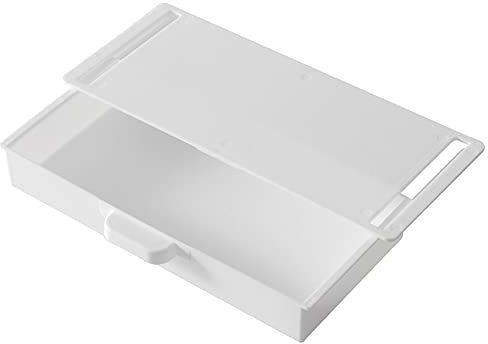 SPORTARC Organizer per cassetti sotto la scrivania, organizer per cassetti in ABS, scatola portaoggetti adesiva per ufficio, casa, scuola, astuccio per trucchi