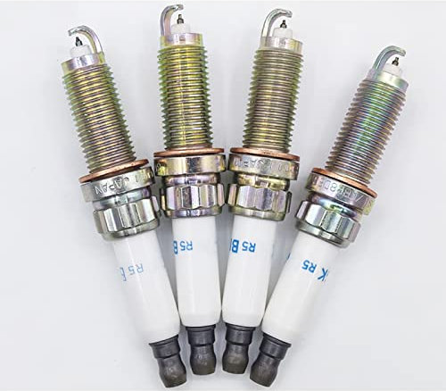Zündkerzen für BMW 320i 328i X1 X3 X4 520i 525Li 528i 2.0T, 4-teilige Iridium-Platin-Zündkerze