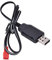 KIMISS Câble de Charge USB, Jouet Télécommande Alliage Carrera Rc Ladekabel pour 1573 Contrôle électrique Véhicule de Voiture D'ingénierie