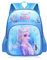 Newtic Elsa Rucksack Froz- Rucksack Anna Und Elsa Cartoon Backpack Mädchen Schulrucksäcke Kleinkind Schüler Tasche Für Schule Und Freizeit Kinderrucksack Mädchen - Blau