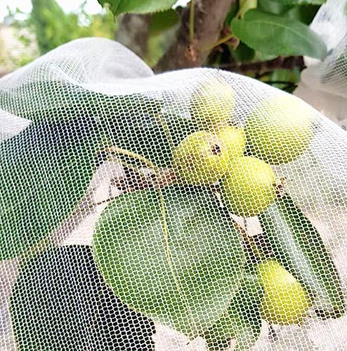 Garden Netting Fine Mesh Fruits Tree Vegetable Protection Mesh Netting Greenhouse Row Nets Raised Bed Netting (2.5m x 6m)