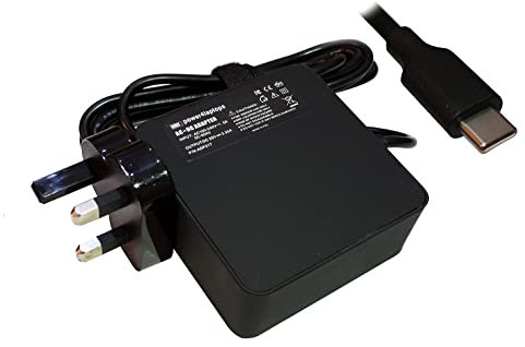 Power4Laptops AC Adapter Laptop Charger Power Supply (UK Plug) Compatible With Asus ZenBook Flip UX371E