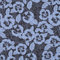 VmG-Store Jersey Stoffe Meterware zum Nähen Baumwolljersey Nähstoff Kinderstoff 140 cm breit III (Blumen Indigo Meliert Jb033)