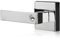 XFORT Quad Entrance Knob Set Polished Chrome, Door Knob with Lock for Internal Wooden Doors, Complete Set with Tubular Latch and 3 Keys