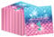 PTECDROTS Lot de 100 serviettes jetables en forme de sirène, 33 x 33 cm