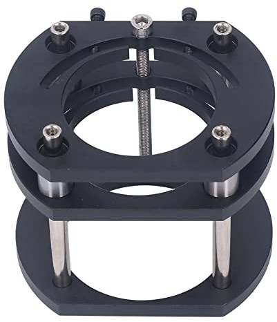 Fräser Lift, Frästisch Lift für Oberfräsen Fräser Hebebühne Basis 4-Klemm Frästisch Hebesystem Oberfräserheber, für 64-66-mm Planfräsvorrichtung