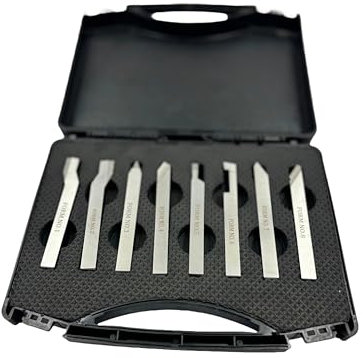 MachEl Hss Lathe Form Tool Set-hard & Ground-turning, Cutting, Parting, Grooving, Threading, Turning, Engineering Hobbyists Machine Tools (SQ. SHANK 10 X 10 X 100 MM)