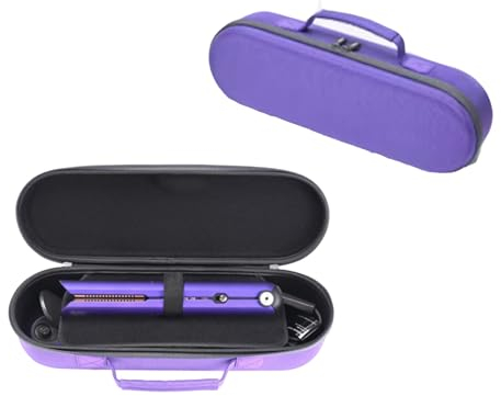 ZLiT Tragetasche für Dyson Airstrait HT01 Glätteisen, EVA-Hartschale, Reise-Aufbewahrungstasche, Tragetasche für Dyson Airstrait HT01 Haarglätter (lila)