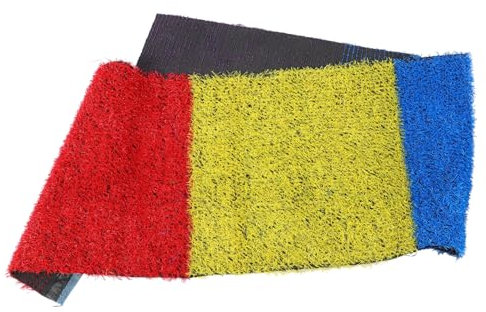 Kisangel Künstlicher Rasen Spielmatte Für Kindergarten Und Schule Outdoor Kunstrasen Matte Bunten Farben Für Kreative Spielbereiche Und Sichere Spielumgebungen