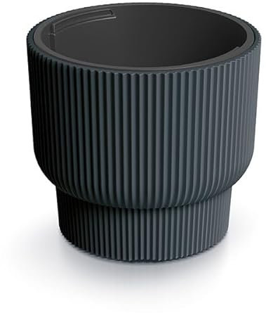 Prosperplast Milly DBMLR Blumentopf 39,5 cm anthrazit