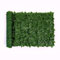 Meridiana - Siepe Finta Artificiale Ornamentale Rotolo Frangivista Frangivento 1680 Foglie Foglia Finta Prato Lauro Osmantus Sintetica Anticaduta Ringhiera Terrazzo Balcone Giardino (2 x 3 Mt)