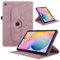 TEDTIKJT Coque Compatible avec Samsung Galaxy Tab S5e 10.5 Pouces SM-T720/T725 Tablette étuis Cuir 360°Rotatif Multi-Angle Stand Flip Protection Tablette Housse Cover,Rose Gold Arbres