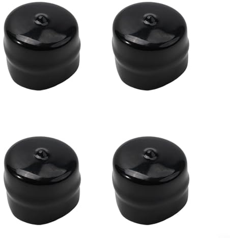 Lawn Tractor Axle Cap Set for Craftsman Garden Tractors, 532104757 Replacement Axle Cap Set, Rubber Wheel Axle Hub Cap(4 Pcs)