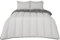 OHS Coverless Duvet King Size 10.5 Tog, Reversible Washable Coverless Travel King Duvets Summer Camping Duvet Soft Warm Comfy Bedding with Pillowcase, Grey/Silver