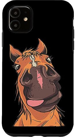 Funny horse head horse rider horse owner horses Horse Case for iPhone 11