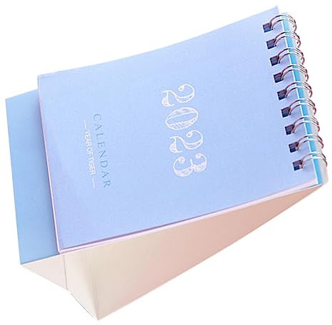 NUOBESTY Papierkalender 2023 Praktischer Tischkalender Für Büro Zuhause Und Schule Einfaches Design