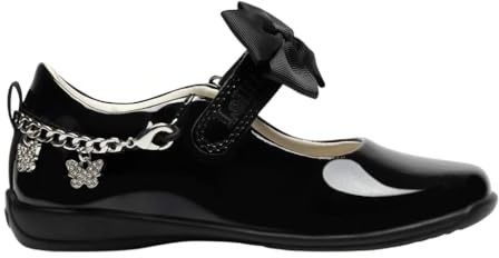 Lelli Kelly Girls LK8490 Izzy F Fit Patent School Shoes (Black, UK Footwear Size System, Big Kid, Women, Numeric, Medium, 1)