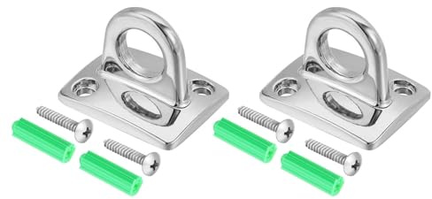 Pack Of 2 Wall Plate Hanging Circles Hooks For VIP Rope Barriers Decorative Wall Hook Zincs Alloy Hangers Decorative Hook